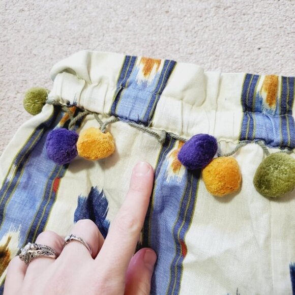 Anthropologie Wide Leg Cotton Pants - Picture 5 of 7